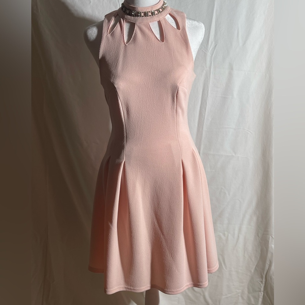Moon Collection Blush Pink Strapless Dress